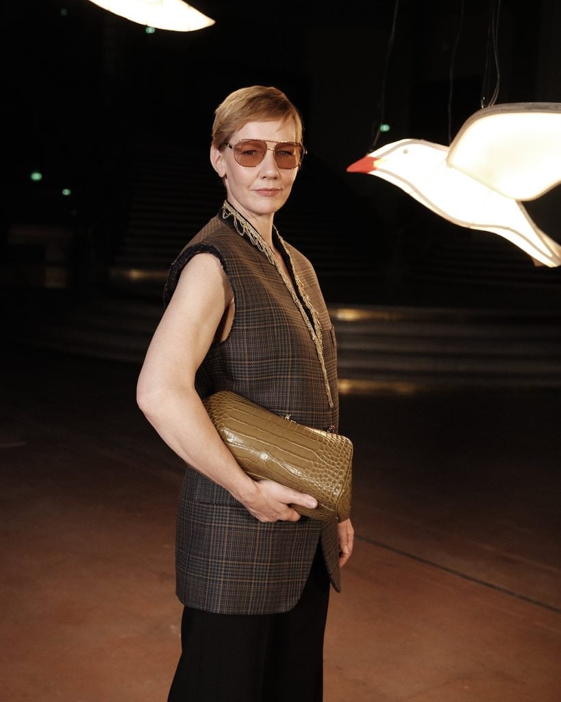 Chanel ambassador Sandra Hüller front row at Chanel Womenswear Spring/Summer 2027 show 