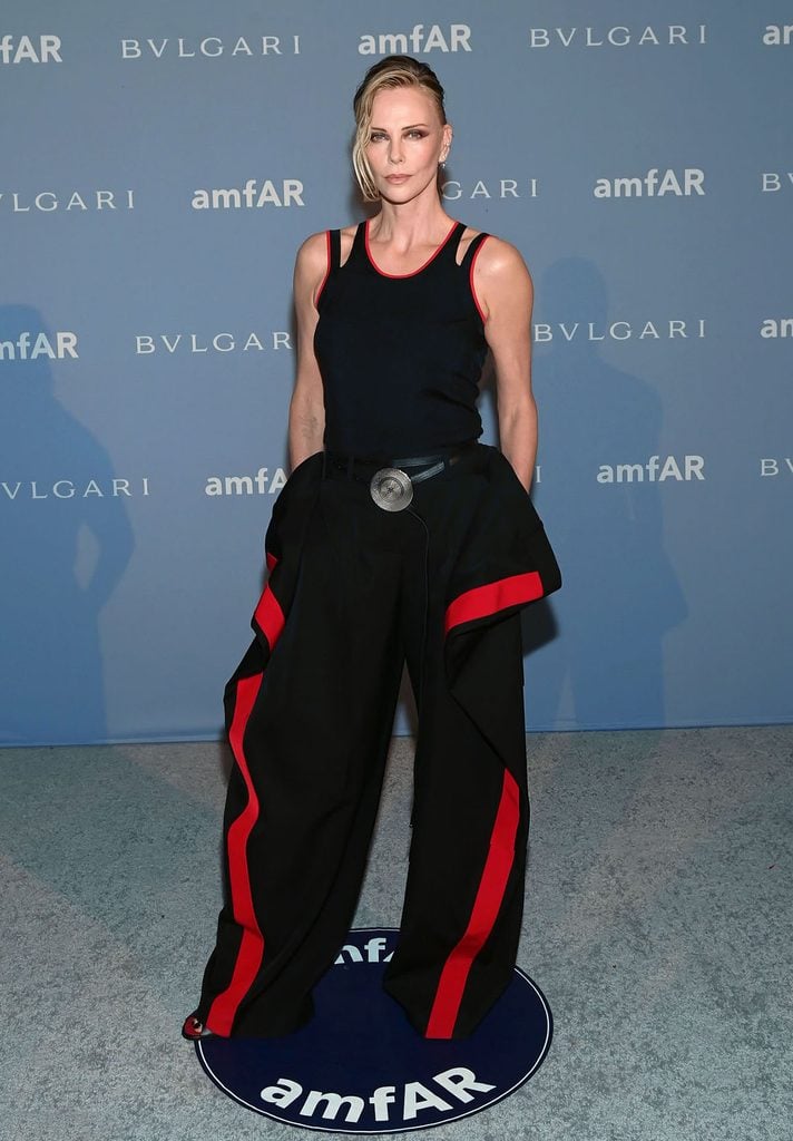 Charlize Theron in Givenchy by Sarah Burton Spring 2027 at the amfAR Dallas 2026 gala