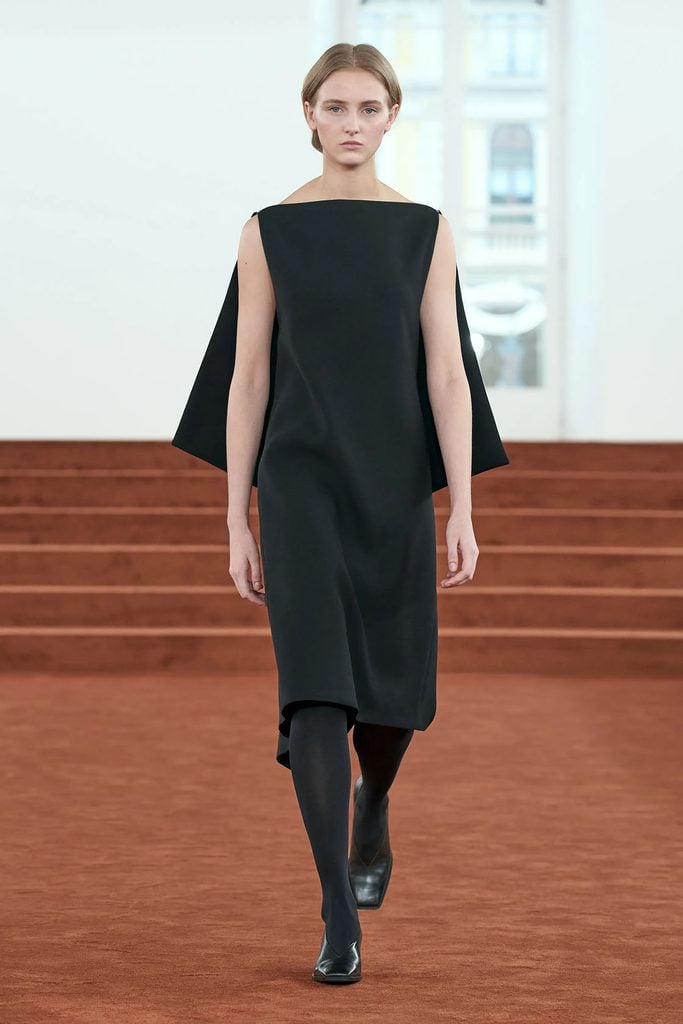 Jil Sander Fall 2026 black dress