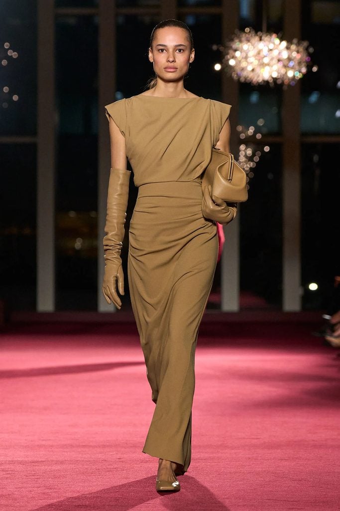 Michael Kors Fall 2026 runway collection, featuring the design worn by Tracee Ellis Ross at the 2026 Airbnb.org Gala