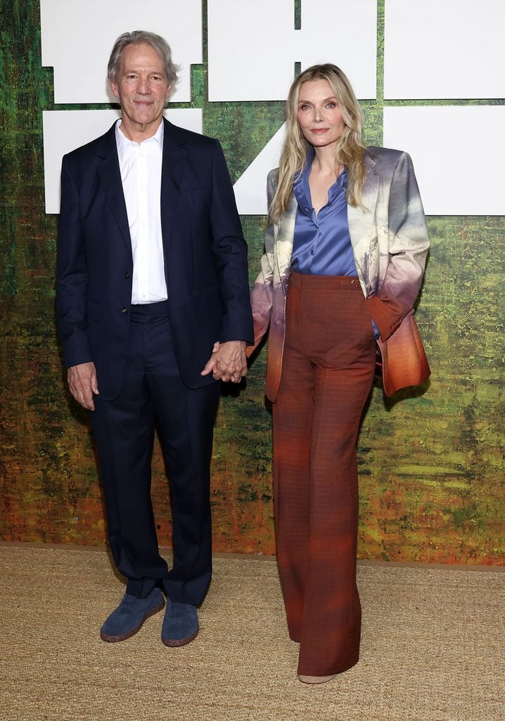 Michelle Pfeiffer and David E. Kelley wearing Gabriela Hearst at The Nat Gala 2026 in New York
