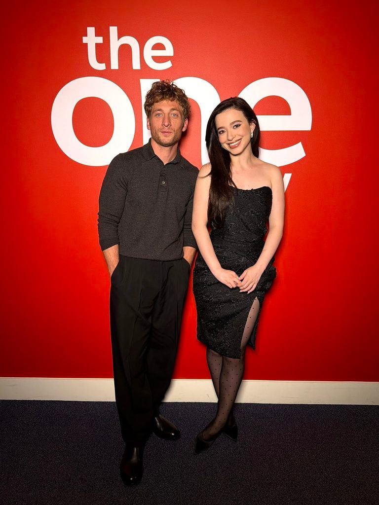 Mikey Madison in Balmain Fall 2026 while promoting ‘The Social Reckoning’ on BBC’s ‘The One Show’ in London.