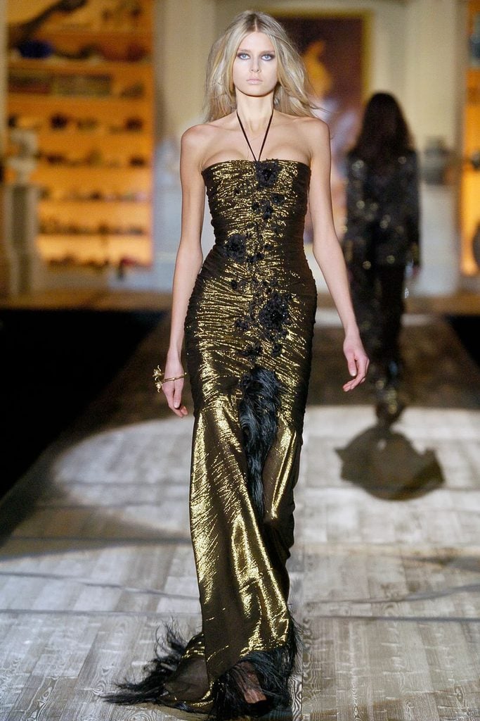 Roberto Cavalli Fall 2005 runway collection, featuring the design worn by Charli XCX at the 2026 Airbnb.org Gala